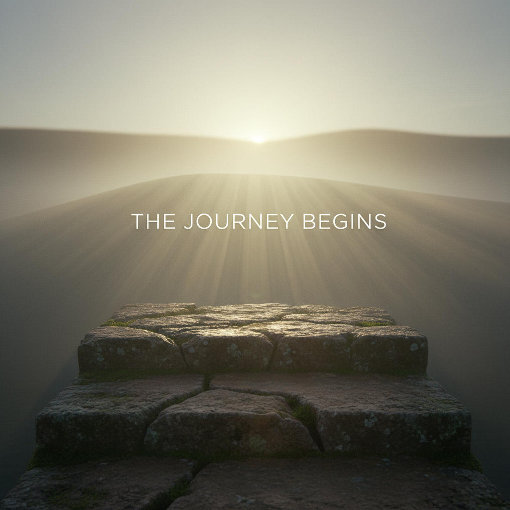 The journey of a thousand miles begins with a single step.