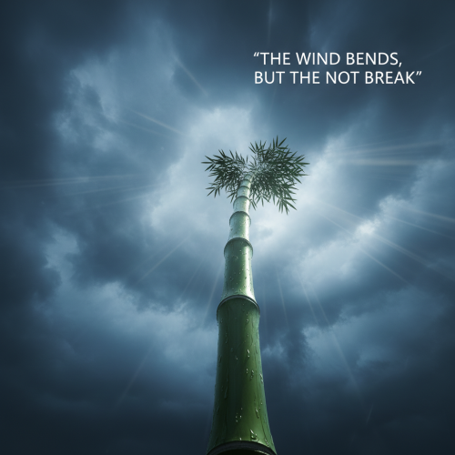 "The human capacity for burden is like bamboo – far more flexible…