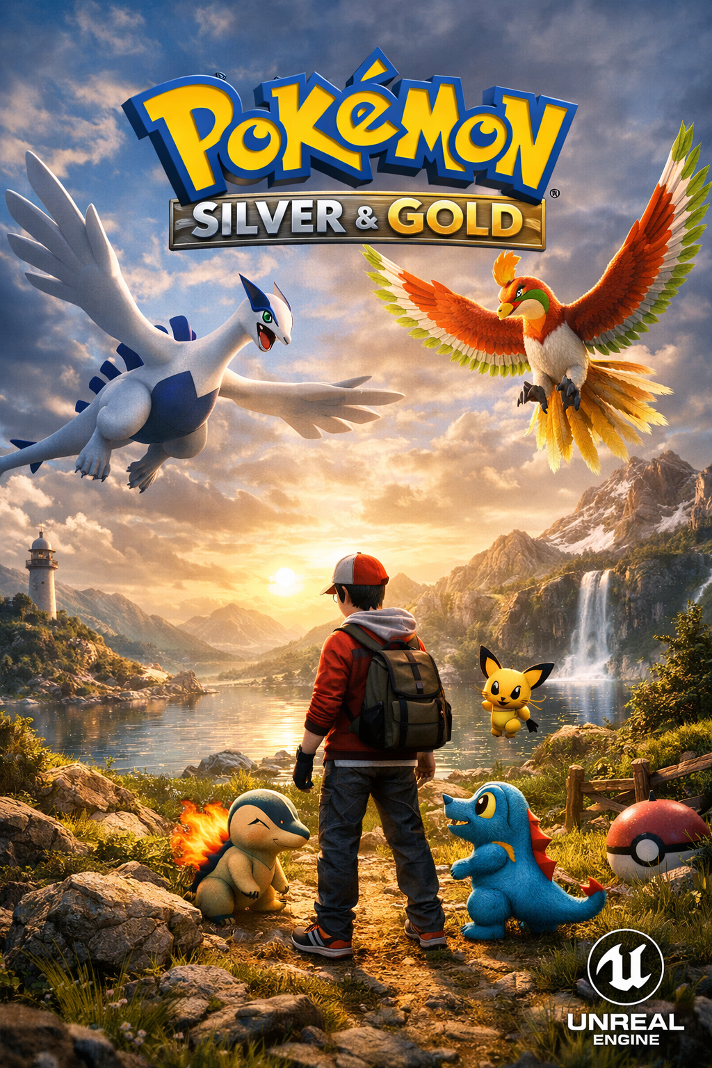Imagine if pokemon silver and gold were created with Unreal Engine.