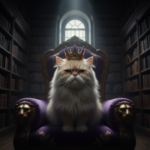 My cat plotting world domination after I denied him a second…