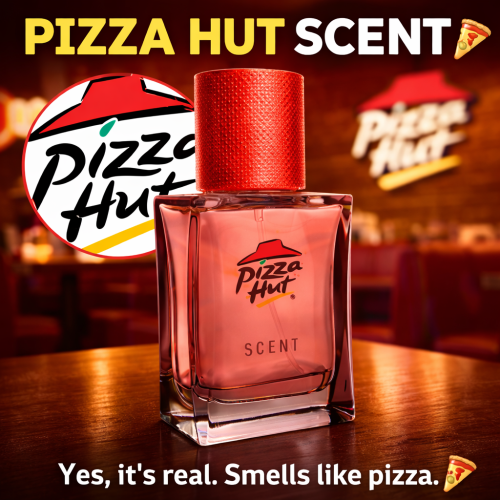 🍕👃 Pizza Hut released a pizza-scented perfume.