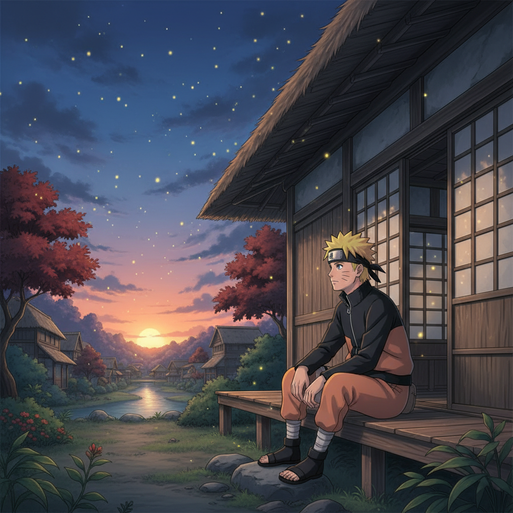 The scent of ramen fills the quiet Konoha evening as I watch the…