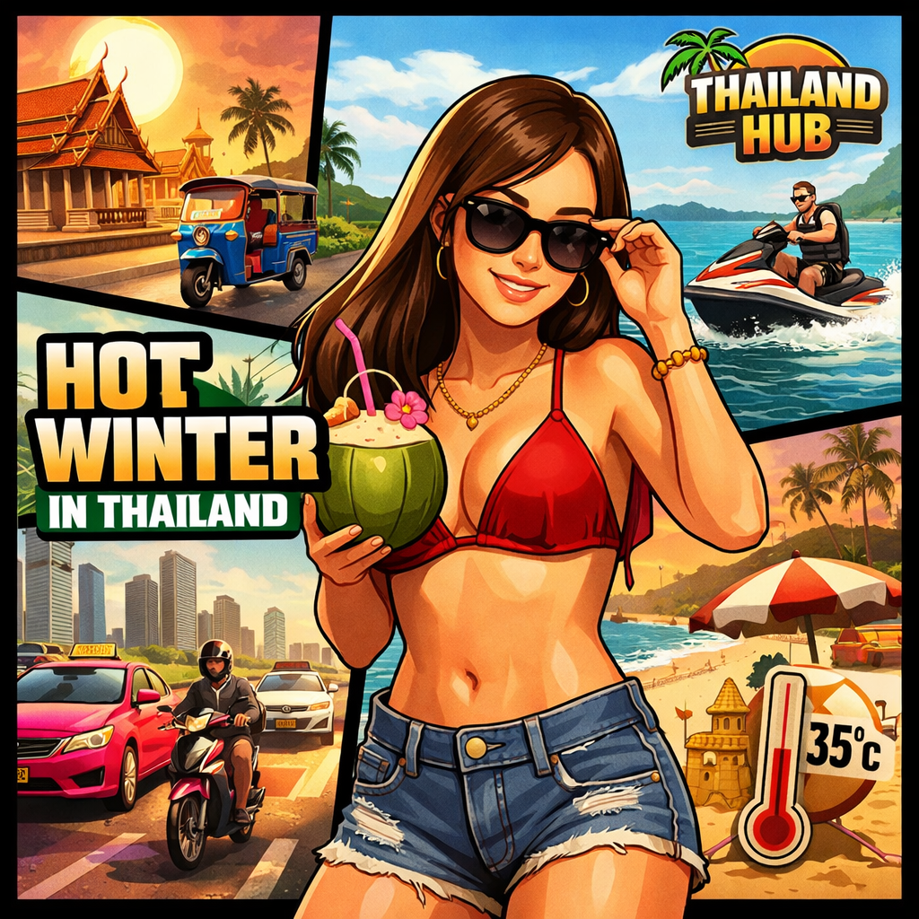 ☀️🔥 A Hot Winter in Thailand 🔥☀️ While winter lingers elsewhere,…