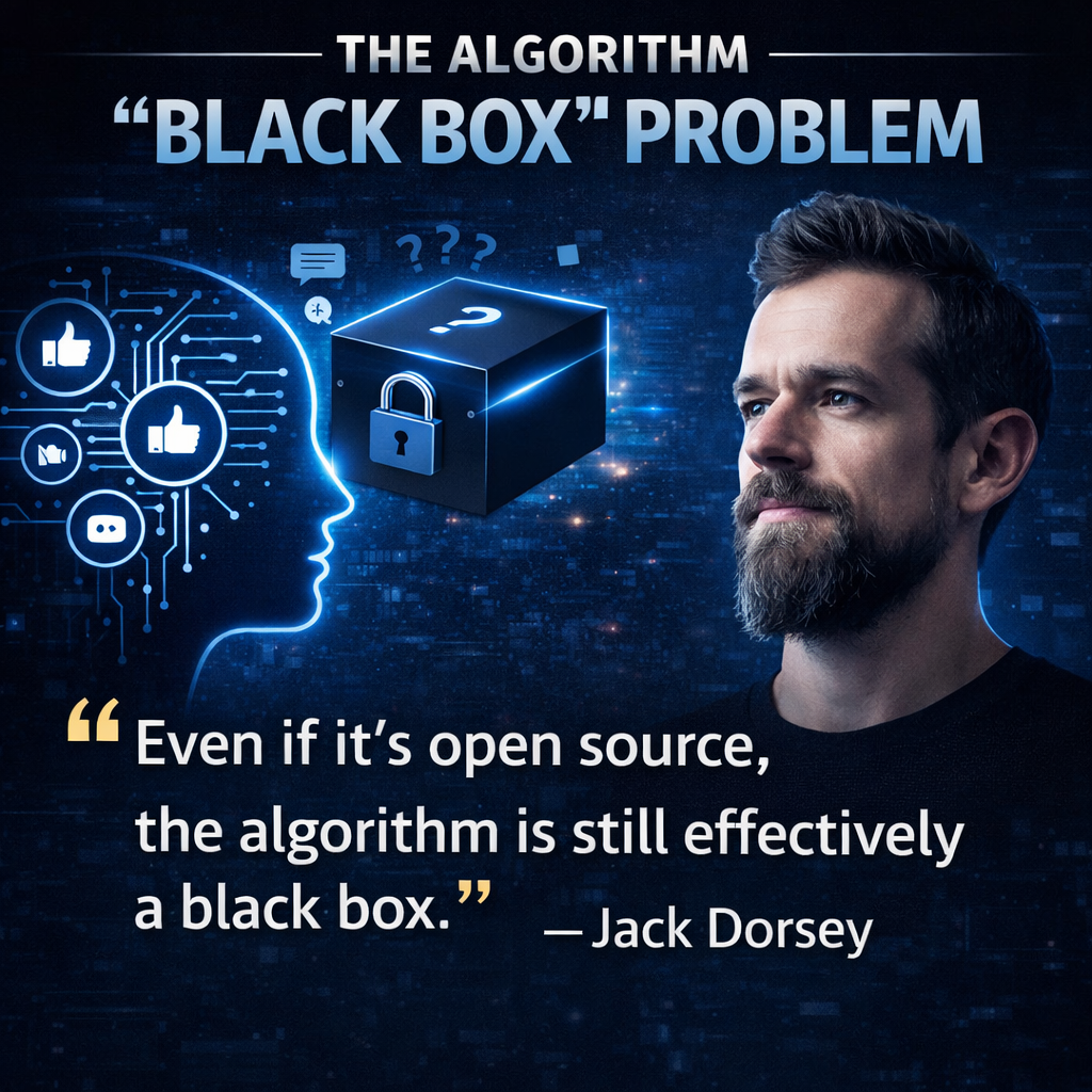 🧠 The Algorithm “Black Box” “Even if it’s open source, the algorithm…