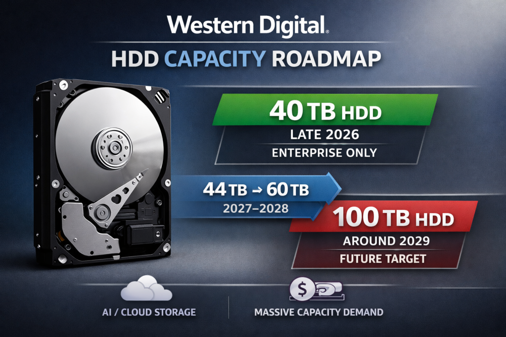 Western Digital’s HDD roadmap is getting wild.