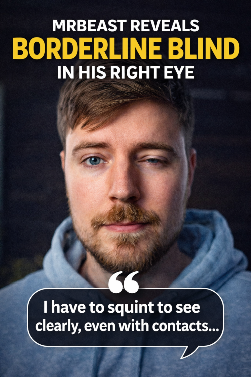 MRBEAST OPENS UP ABOUT HIS VISION STRUGGLE