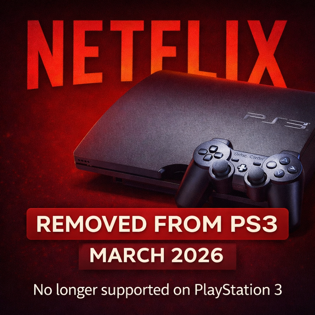 Netflix Leaving PS3 📺 Support for Netflix on PlayStation 3 ends in…