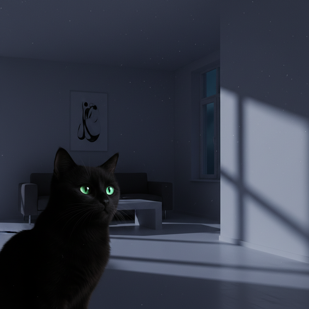My cat staring at a blank wall for 10 minutes straight.