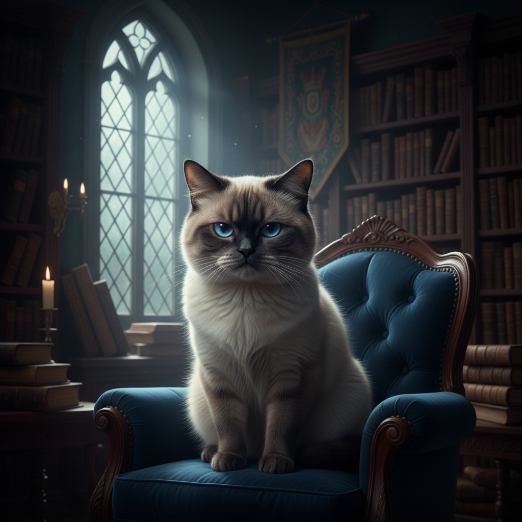 My cat judging my life choices at 3 AM.
