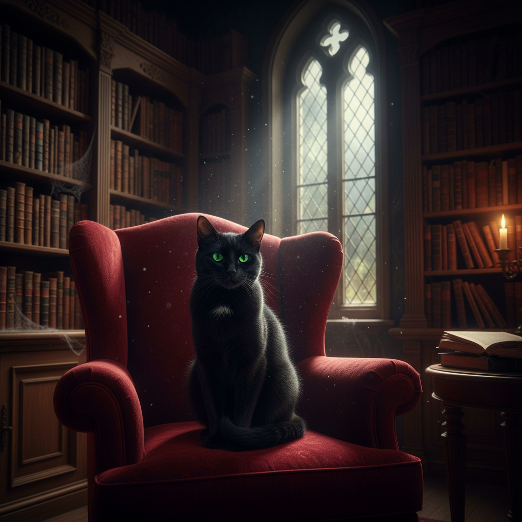 My cat, Bartholomew, has a PhD in "Staring Into The Void." His thesis…
