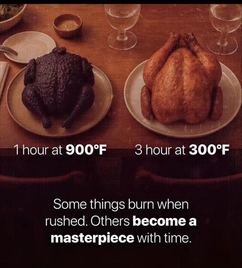 Perfection takes more time