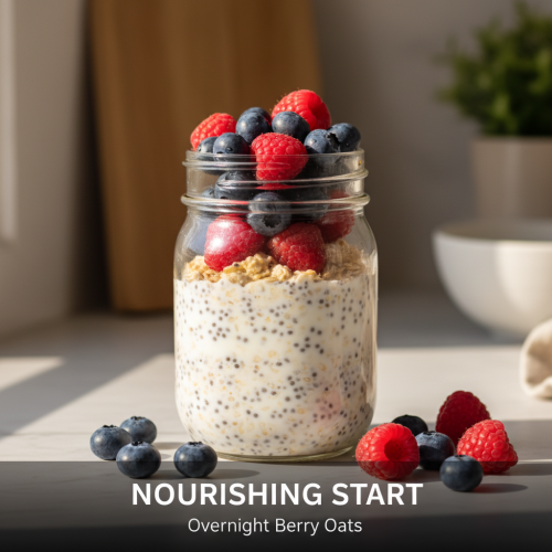 OVERNIGHT OATS 🥣 ⏱️ Ready in 3 mins 💰 Est.
