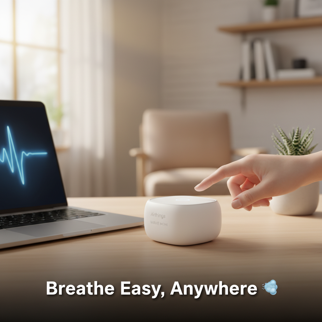 Finally, an air quality monitor that goes where you go!