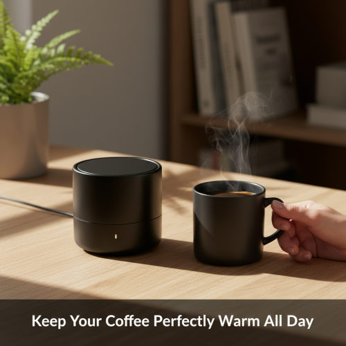 Finally, a way to keep my workspace organized and my coffee warm on…