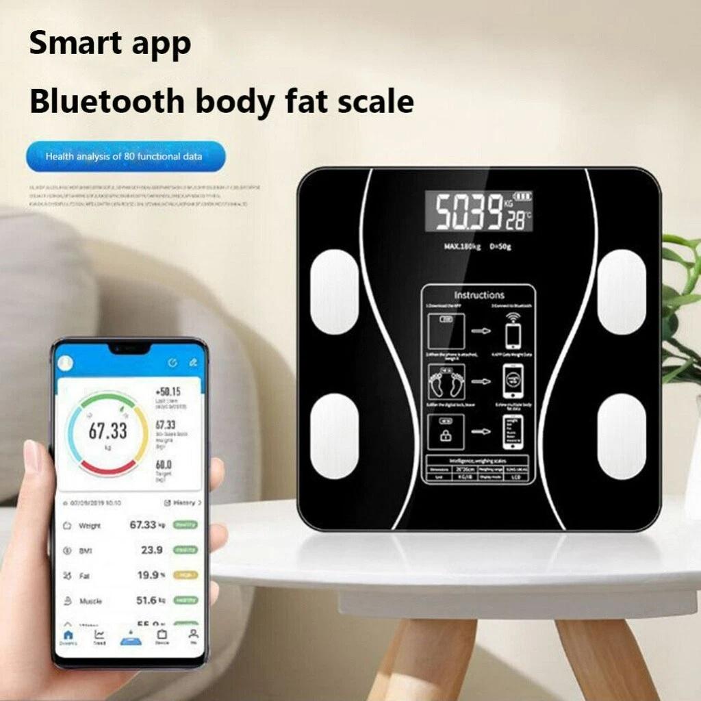 Body Fat Scale 180 Kg Bluetooth Smart BMI Digital Wireless Bathroom Scale – photo 5 of 5