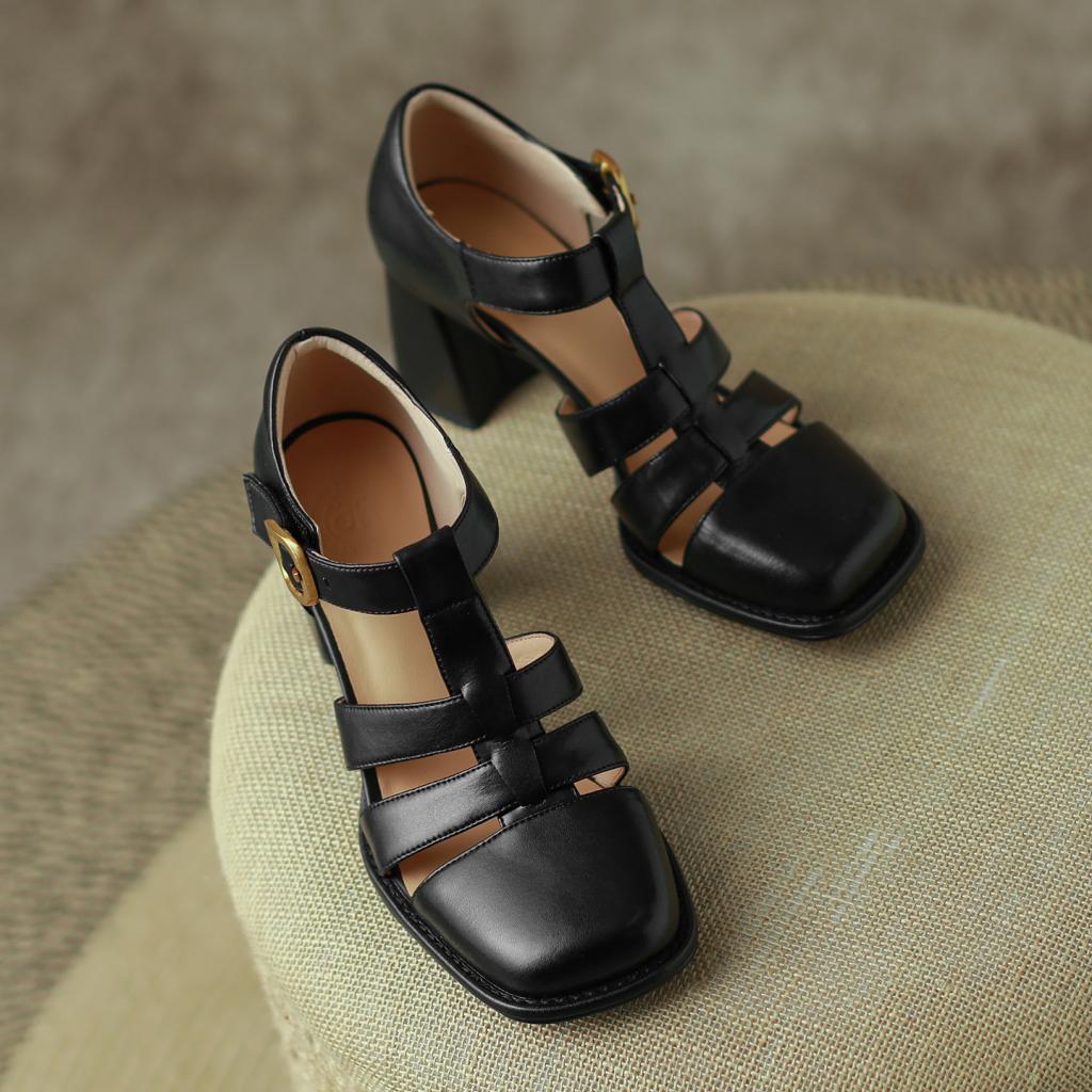 Baotou Hollow-out Sandals Women's Vintage – photo 3 of 5