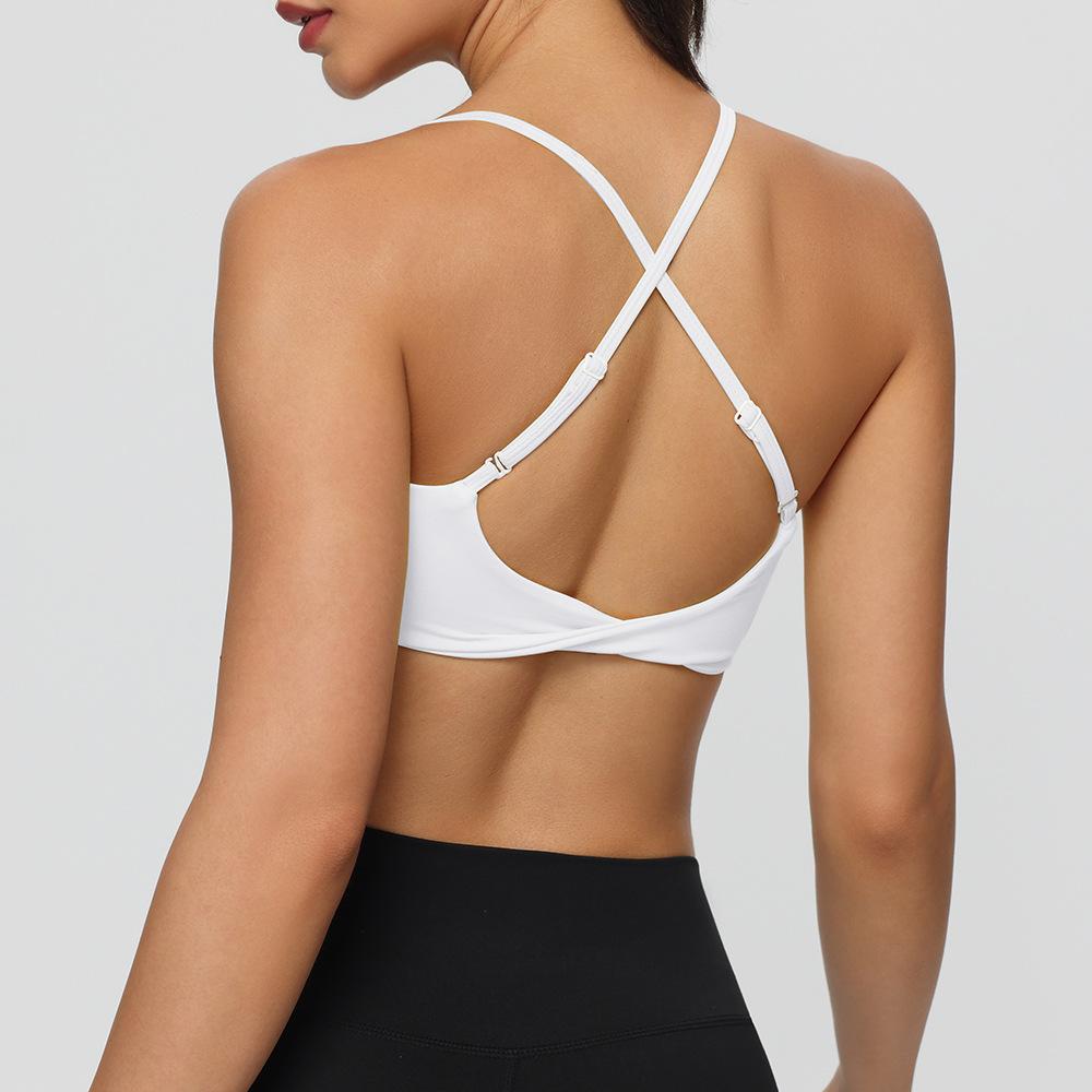 Adjustable-Strap Shock-Proof Running Fitness And Yoga Bra – photo 5 of 5