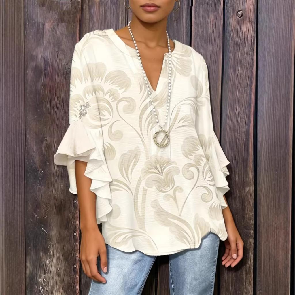 European And American-style Elegant Women's T-shirt – photo 3 of 5