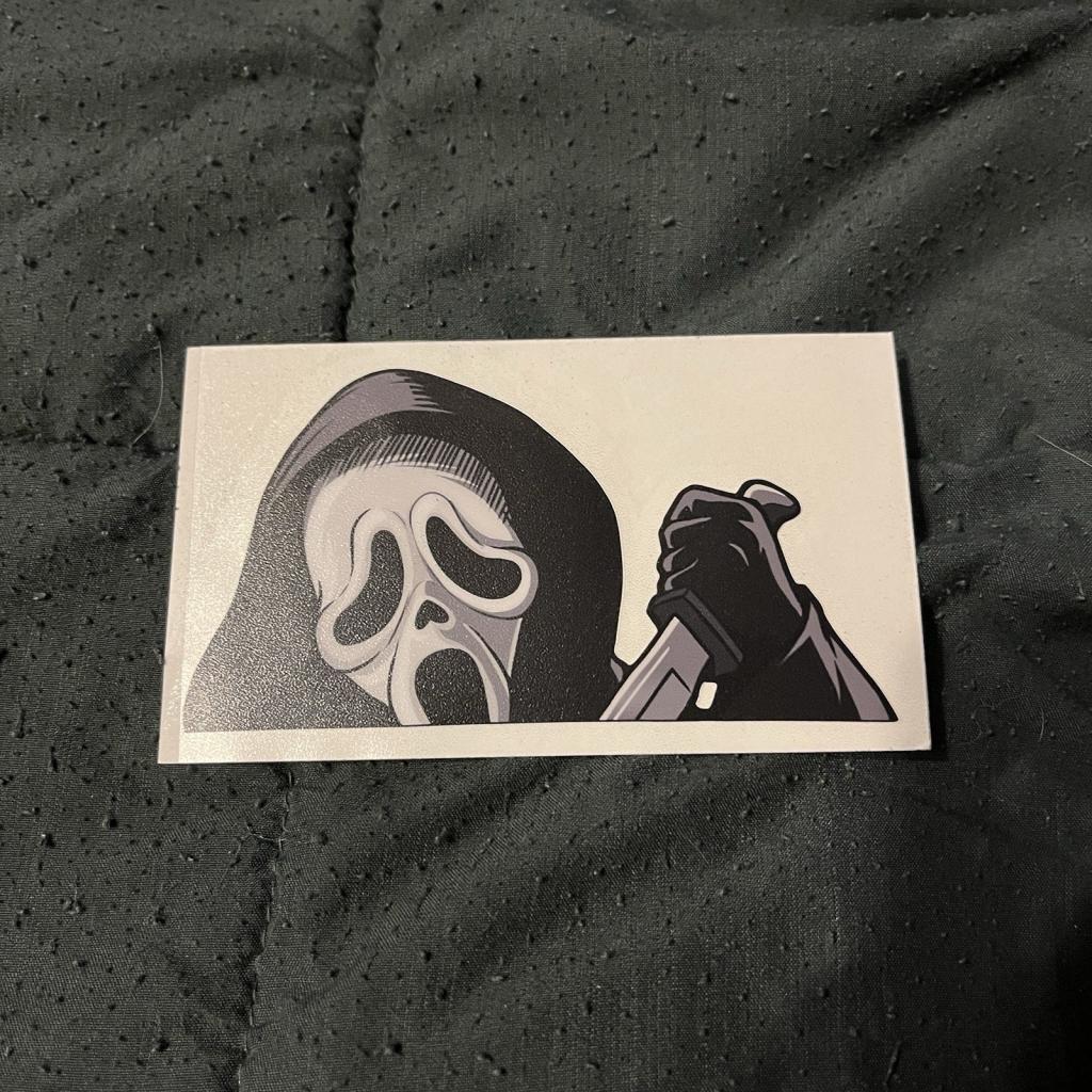 Bam Box Horro Scream Ghostface Sticker