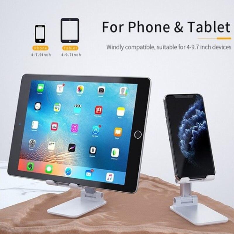 Metal Desktop Tablet Holder Table Cell Foldable Extend Support Desk Mobile Phone Holder Stand For iPhone iPad Adjustable – photo 2 of 3