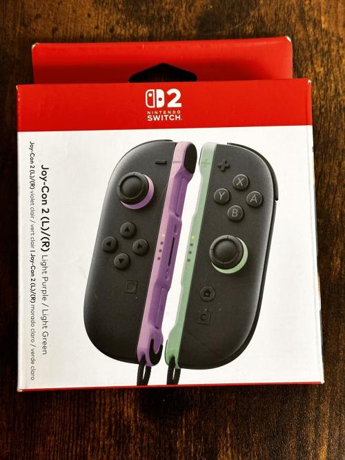 Nintendo Joy-Con Switch 2 Controller Set, Left/Right, Purple Green NEW SEALED