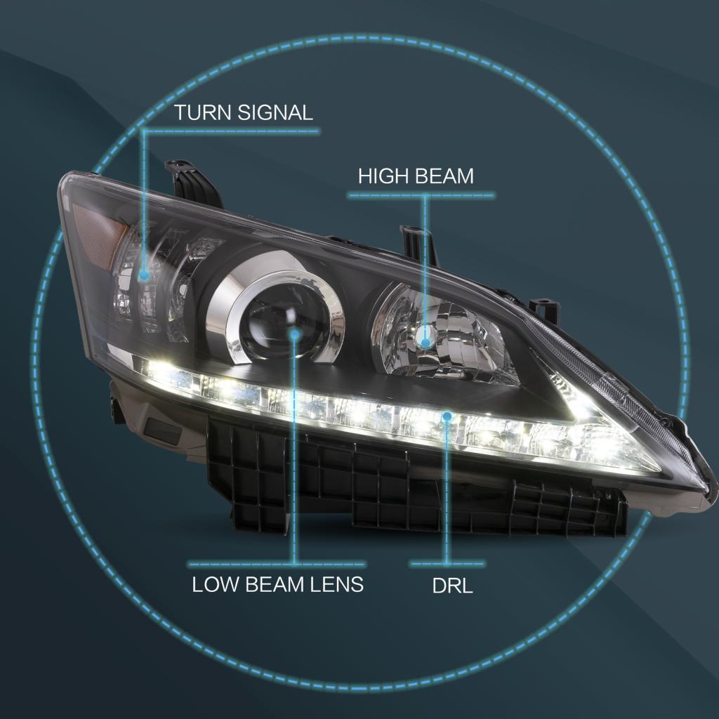 VLAND Led Headlights For 2010-2012 Lexus ES350 Front Signal Indicator Pair L+R – photo 3 of 3