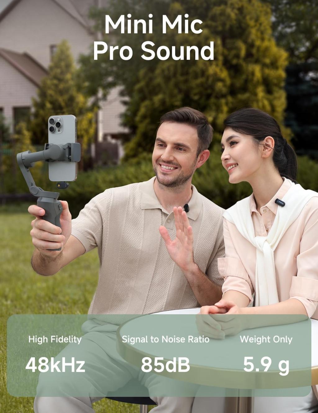 MAONO Wave T1 Mini Wireless Lavalier Microphone with USBC Plug for iPhone 17 ... – photo 2 of 3