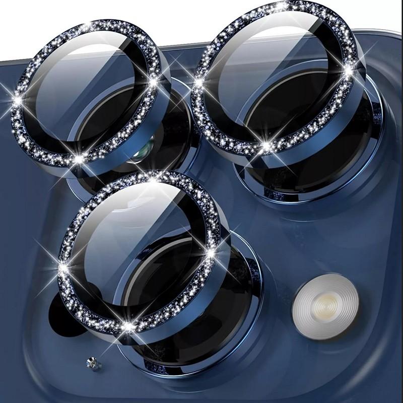 Glitter Bling Metal Ring Camera Lens Protector For iPhone 17 16 15 14 13 Pro Max