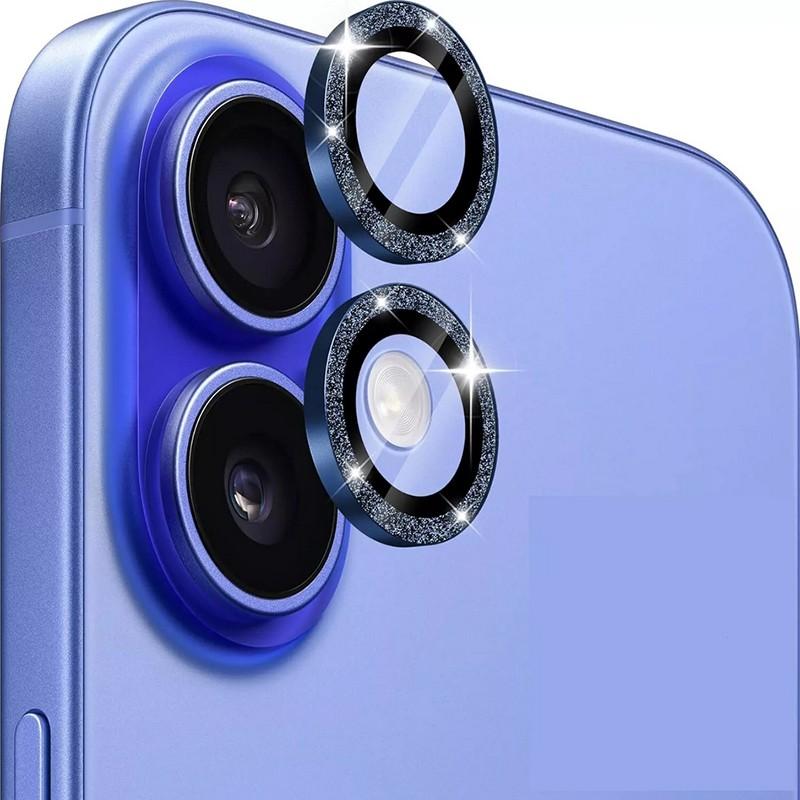 Glitter Bling Metal Ring Camera Lens Protector For iPhone 17 16 15 14 13 Pro Max – photo 2 of 2