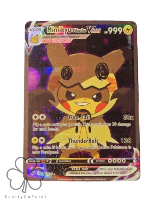 Mimikyu Pikachu Cosplay Cute Doujin ACG HOLO Card - Near Mint C.