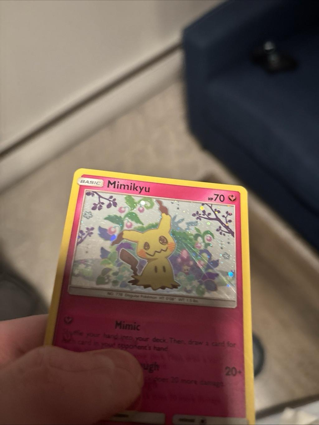 Mimikyu SM163 Black Star Promo Holo 70HP English 2019 Team Up – photo 3 of 3