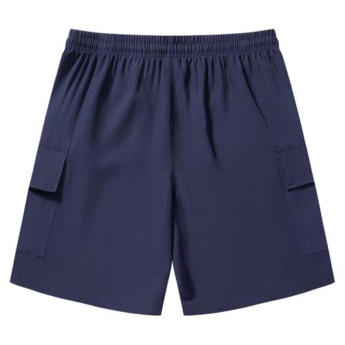 Mens Stretchy, Loose-Fitting Multi-Pocket Work Shorts