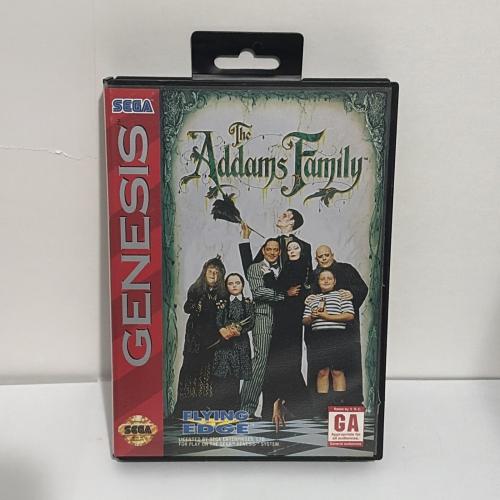 The Adams Family Sega Genesis, 1994 W/ Cartridge, Manual, Insert & Reg Card CIB