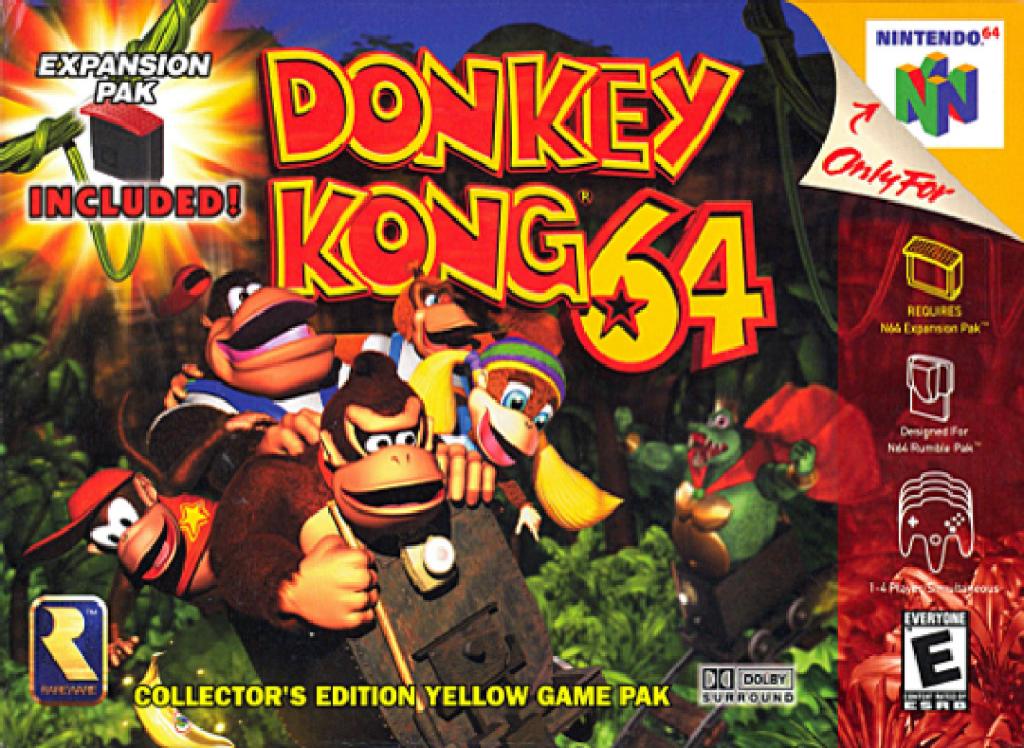 core memory unlocked Donkey Kong 64 (1999) Platformer — Nintendo 64…