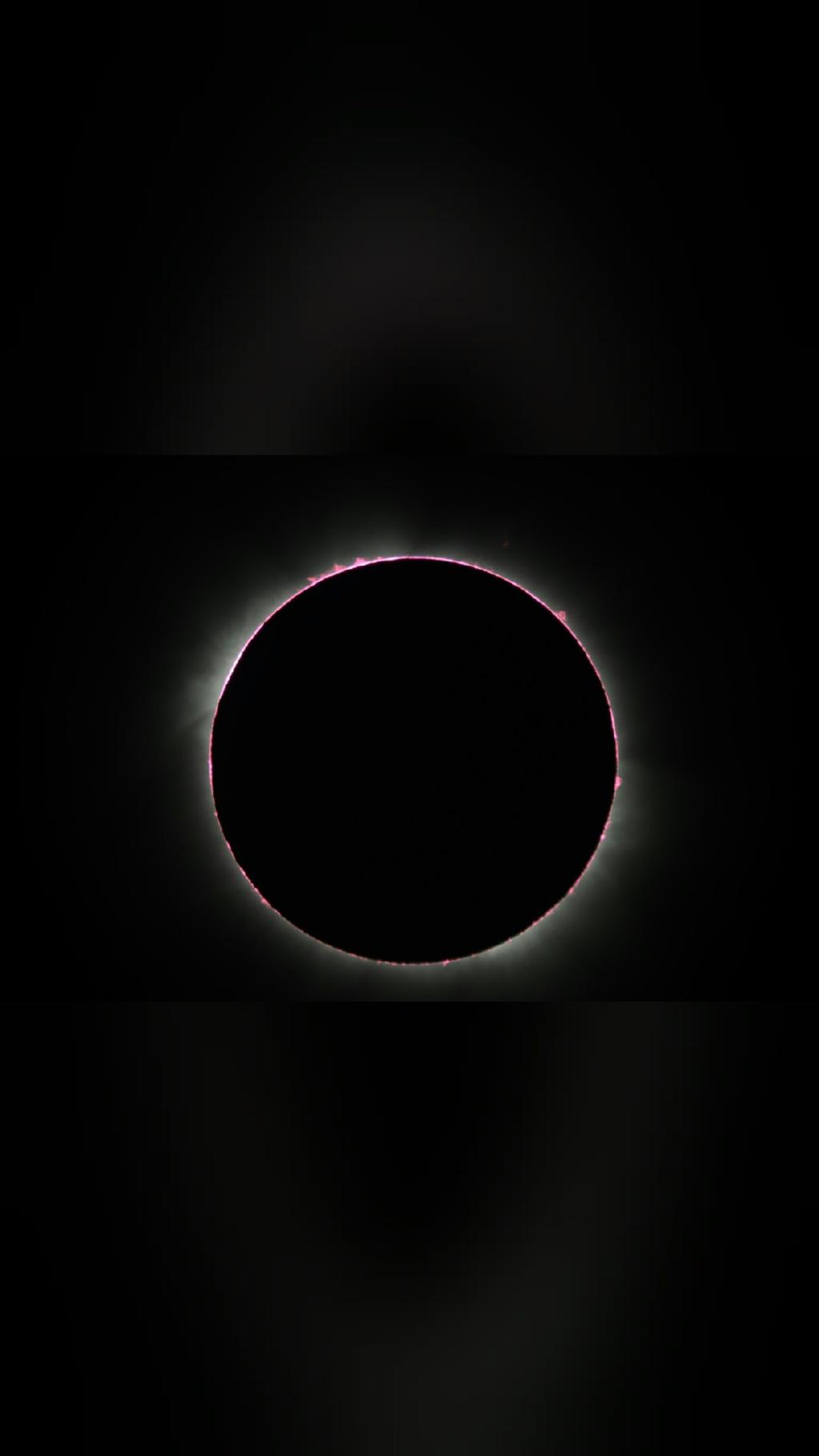 look up tonight Solar Eclipse from Uganda The Sun's disk was totally…
