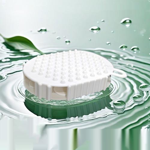 White TPE Meridian Five Elements Body Oil Brush