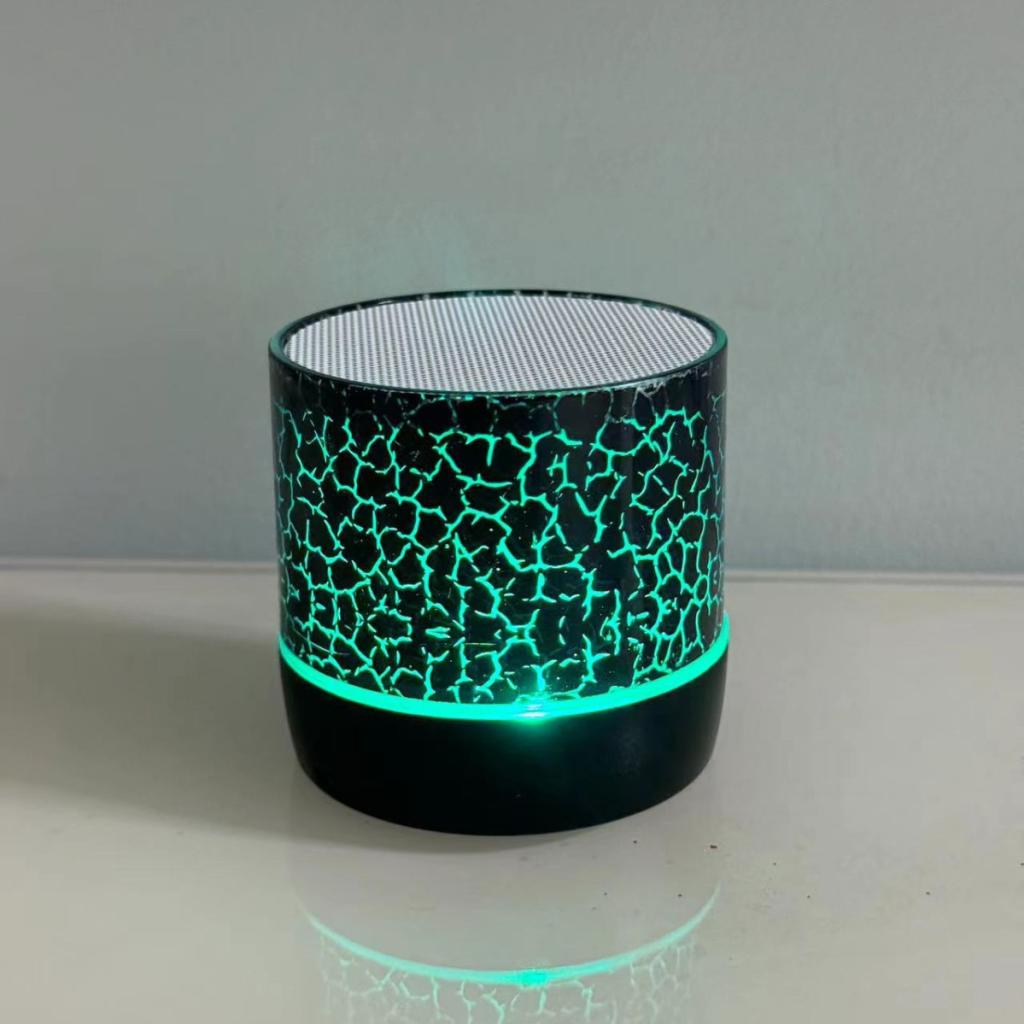 New Mini Crack Bluetooth Speaker, Portable Card-inserting Subwoofer Speaker, Led Light-up Wireles…