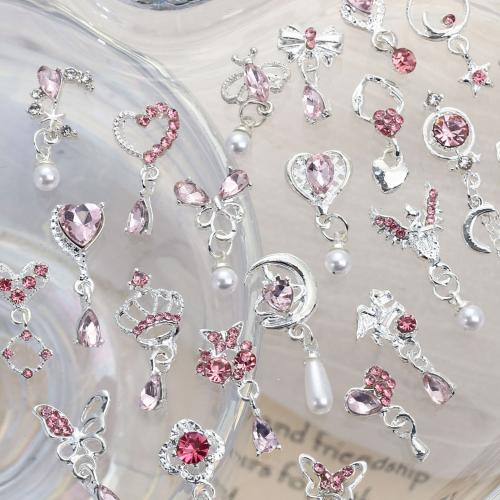 Loving-Heart Cross Nail Art Accessories