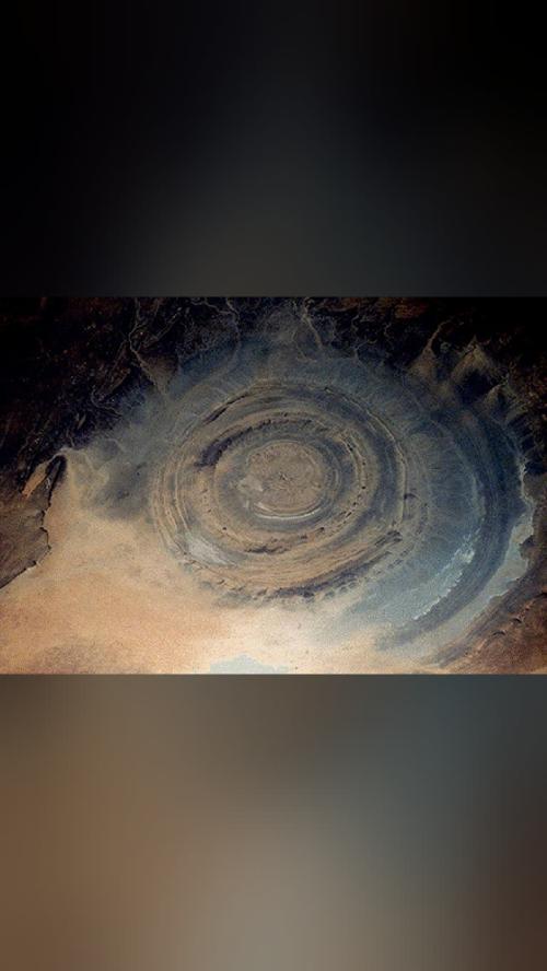 the universe is unreal 🌌 Earth's Richat Structure What on Earth is…