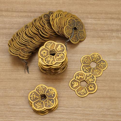 Brass Lucky Coin Charm