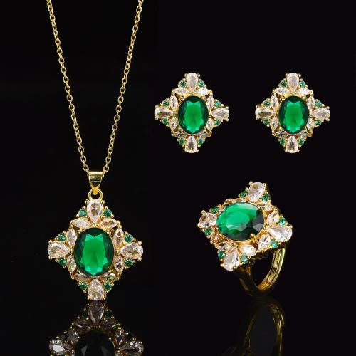 Womens Necklace And Ring Set Court-Style
