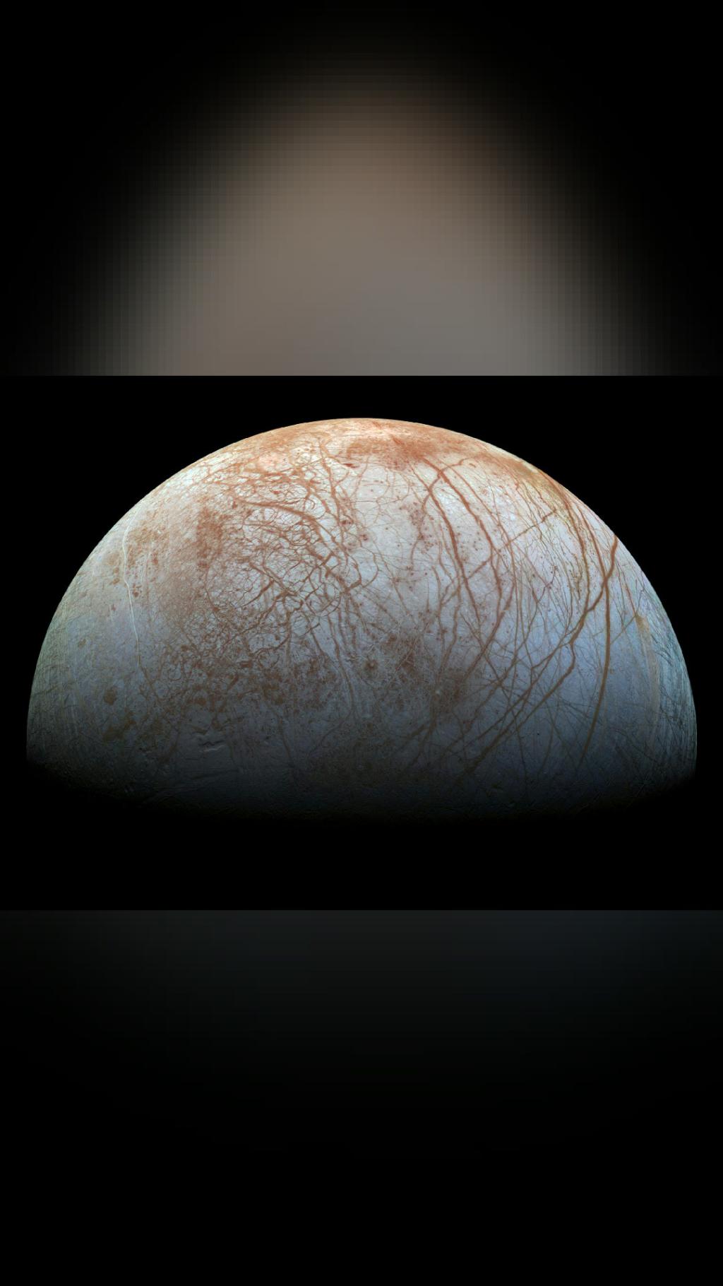 space never disappoints Galileo's Europa Looping through the Jovian…