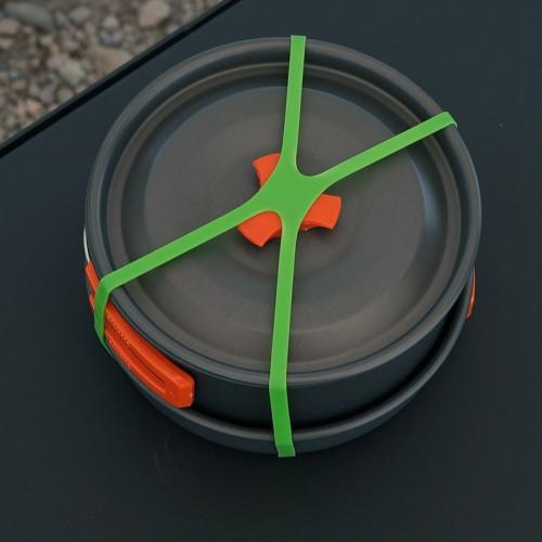 Outdoor H-shaped Silicone Strap X-shaped Rubber Ring Elastic Colorful Cable Tie