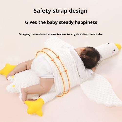 Newborn Baby Sleeping On The Belly Exhaust Pillow Airplane Pillow