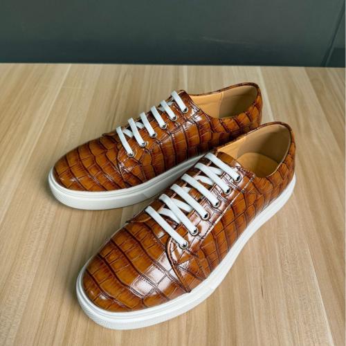 Plus-size Lace-up British-style Personalized Casual Mens Sneakers