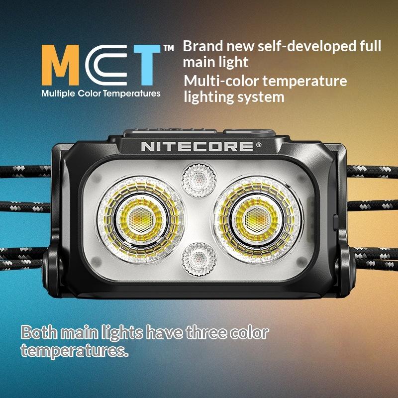 NU25 MCT UL Ultralight Night Running Headlamp, 400 Lumens, Multi-Color Light