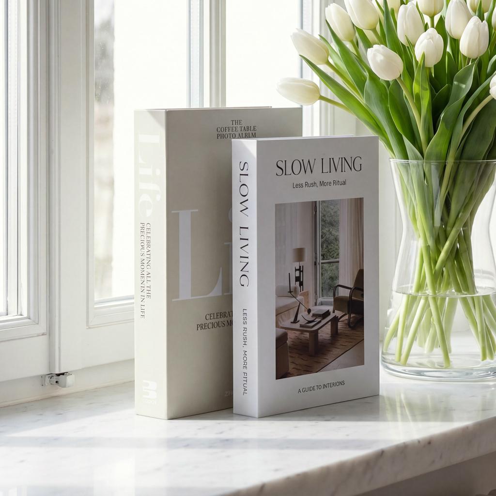 Model Coffee Table Display Book Decorative