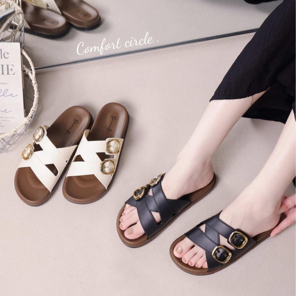 Casual Thick-soled Women's Half-sandals Arrivalready Stock For Outdoor Wear Height-increasing Bea…