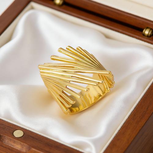 Fashionable Geometric Line Hollow-out Ring
