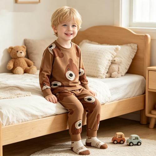 Stylish And Casual Two-piece Kids Set
